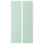 SMÅSTAD door, light green, 30.0x120.0 cm, 2 pack