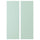 SMÅSTAD door, light green, 30.0x90.0 cm, 2 pack