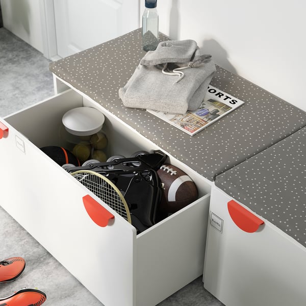 SMÅSTAD box, white, 90x49x48 cm