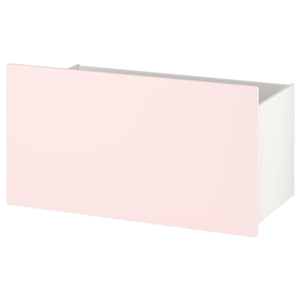 SMÅSTAD - Box, pale pink, 90x49x48 cm