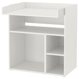 SMÅSTAD changing table/desk, white, 90x100x79 cm