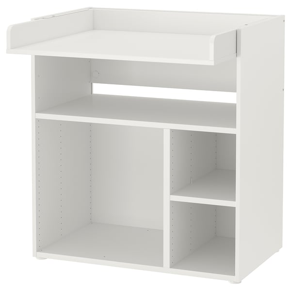 SMÅSTAD changing table/desk, white, 90x100x79 cm