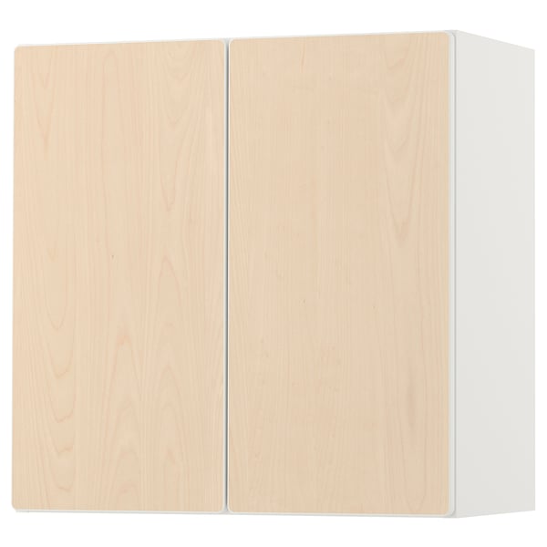 SMÅSTAD - SMÅSTAD Wall cabinet, white birch/with 1 shelf, 60x32x60 cm