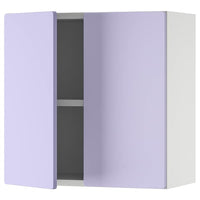 SMÅSTAD - Wall cabinet, white lilac/with 1 shelf, 60x32x60 cm
