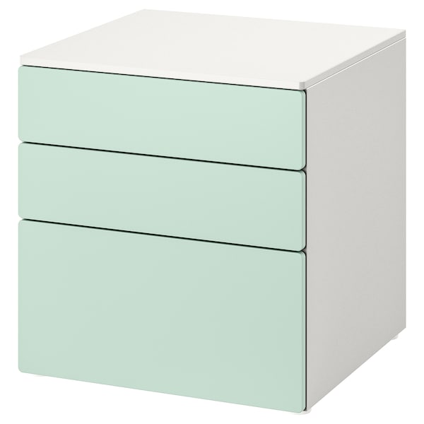 SMÅSTAD / PLATSA - Chest of drawers with 3 drawers,60x57x63 cm
