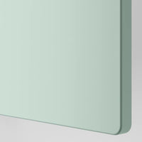 SMÅSTAD / PLATSA - Chest of 6 drawers, white birch/light green, 60x57x123 cm