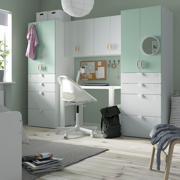 SMÅSTAD / PLATSA - Furniture combination,240x57x181 cm