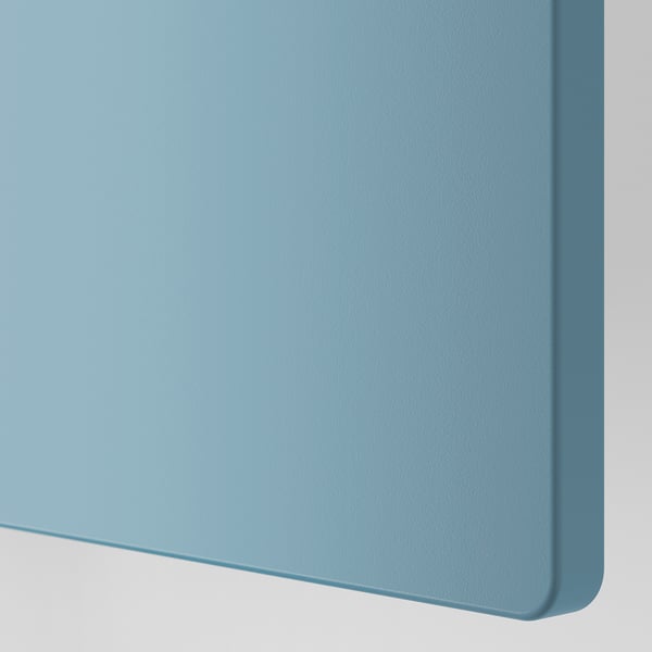 SMÅSTAD / PLATSA changing table, white blue/with bookcase, 150x79x123 cm