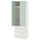SMÅSTAD / PLATSA - SMÅSTAD / PLATSA Wardrobe, white light green/with 3 drawers, 60x42x181 cm
