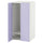 SMÅSTAD / PLATSA - Wardrobe, white/lilac, 60x57x123 cm