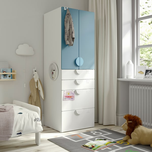 SMÅSTAD / PLATSA - Wardrobe, 60x57x181 cm