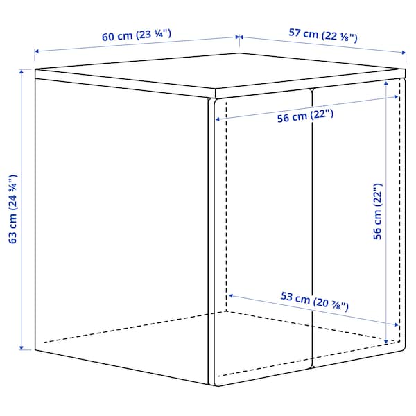 SMÅSTAD / PLATSA - Cabinet, 60x57x63 cm