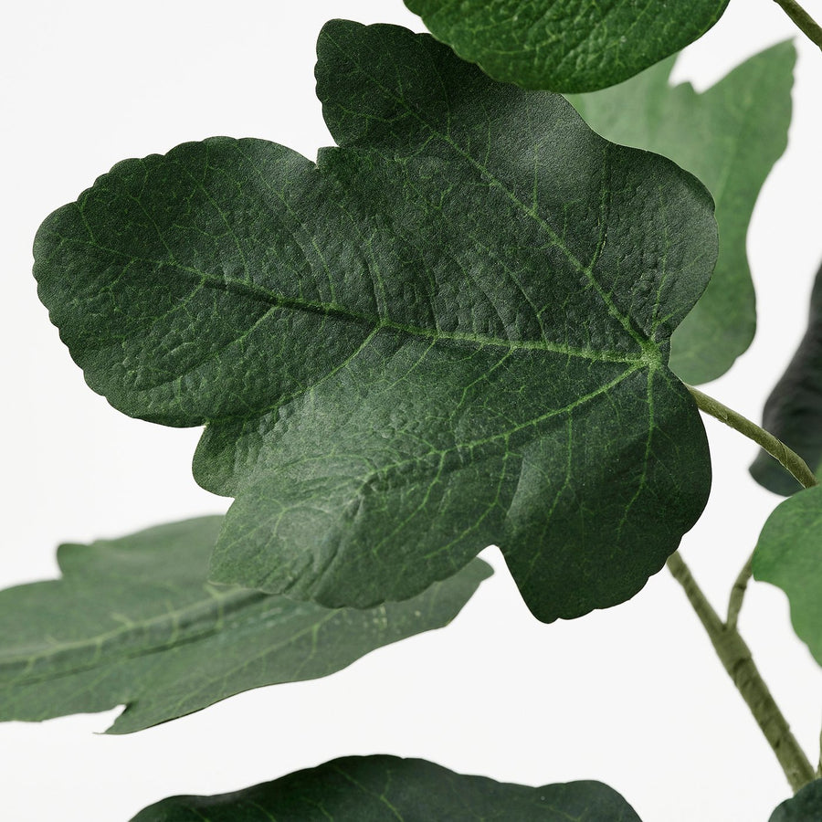 SMÅTÄRNA artificial potted plant, paper/Fig, 12 cm