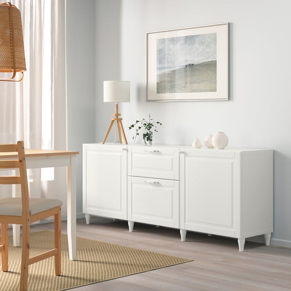 SMEVIKEN drawer front, white, 60x26 cm