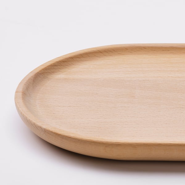 SMÖRLING serving tray, set of 2, beech