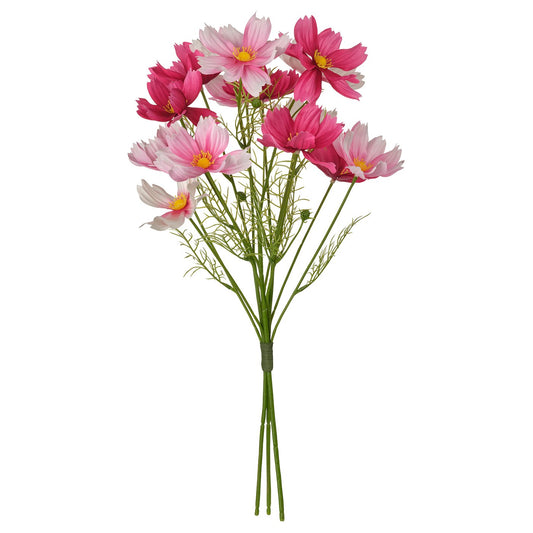 SMYCKA artificial bouquet, in/outdoor/cosmos pink
