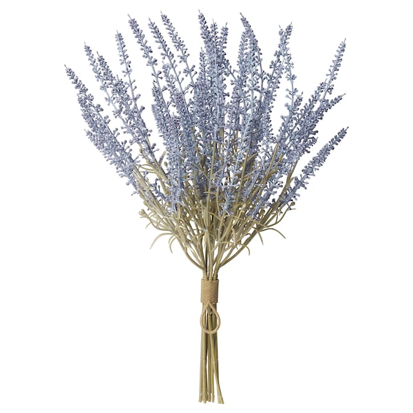 SMYCKA - Artificial bouquet, indoor/outdoor/purple lavender,39 cm
