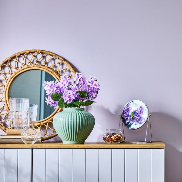 SMYCKA artificial bouquet, in/outdoor/lilac, 36 cm