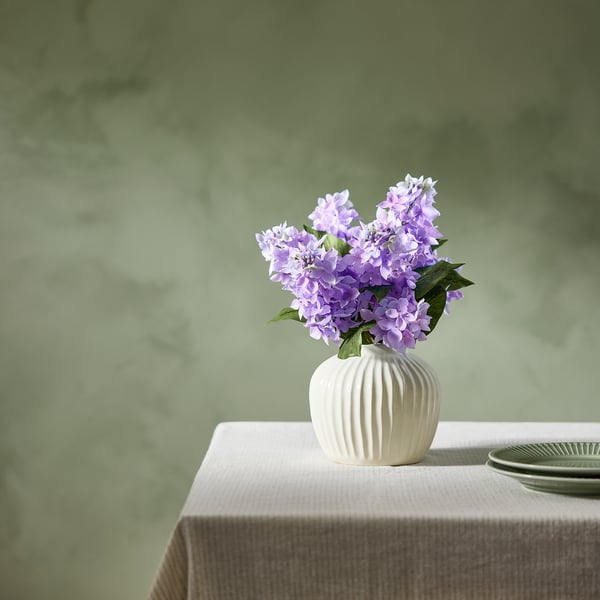 SMYCKA artificial bouquet, indoor/outdoor/lilac, 36 cm