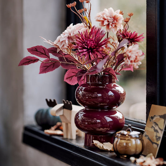 SMYCKA artificial bouquet, in/outdoor pink, 40 cm