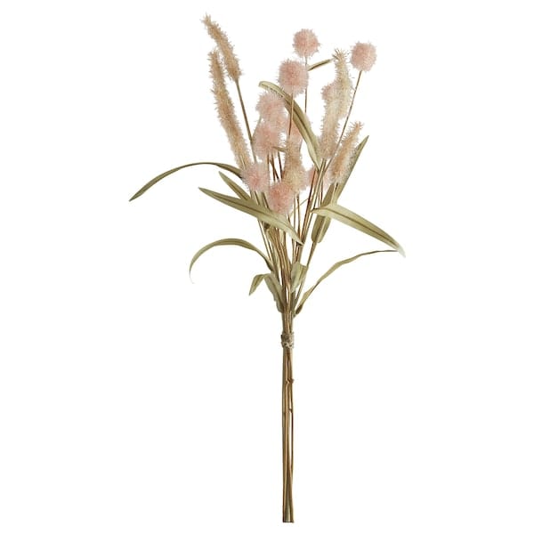 SMYCKA - Artificial bouquet, pink, 60 cm
