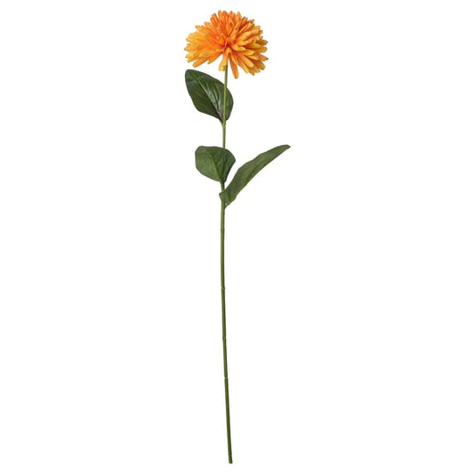 SMYCKA artificial flower, chrysanthemum/orange, 55 cm
