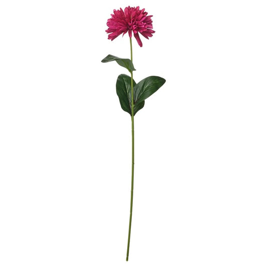 SMYCKA artificial flower, indoor/outdoor chrysanthemum/dark pink, 55 cm