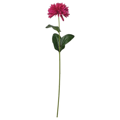 SMYCKA artificial flower, in/outdoor Chrysanthemums/dark pink, 55 cm