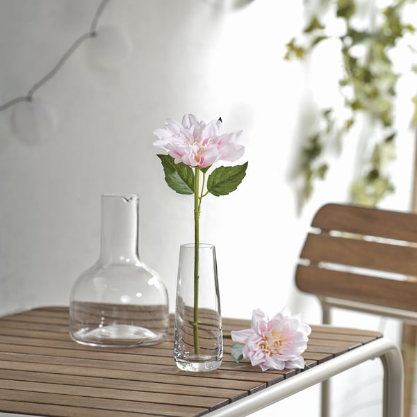 SMYCKA artificial flower, in/outdoor/Dahlia pink, 30 cm