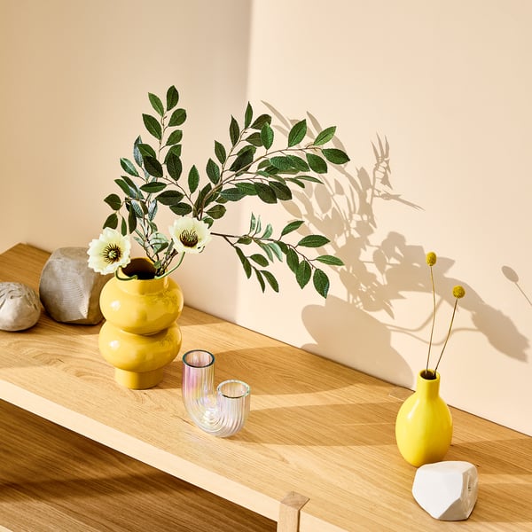 SMYCKA artificial flower, indoor/outdoor foliage/green, 67 cm
