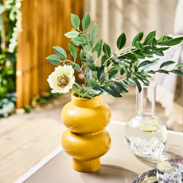 SMYCKA artificial flower, indoor/outdoor foliage/green, 67 cm