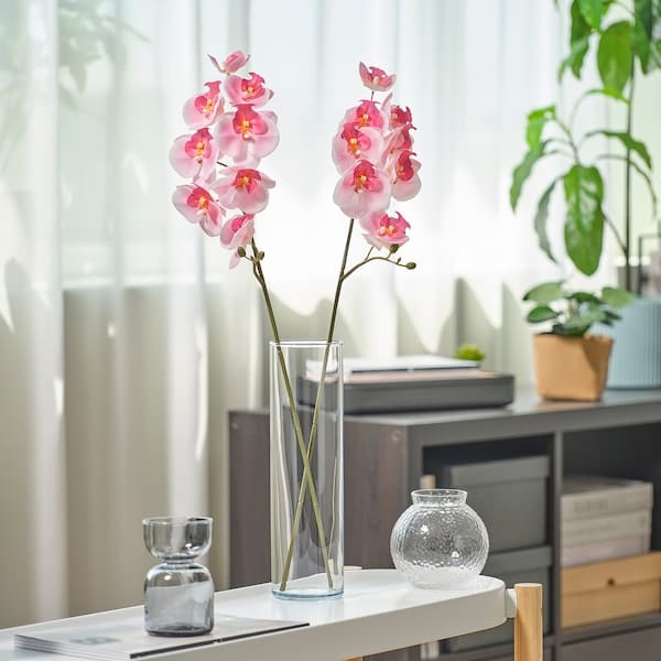 Ikea SMYCKA - Artificial flower, in/outdoor/Orchid pink, 60 cm