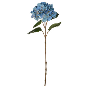 SMYCKA artificial flower, in/outdoor/hydrangea blue, 55 cm