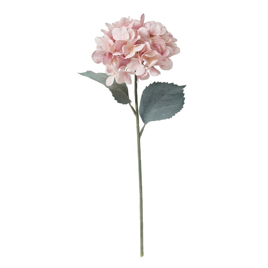 SMYCKA artificial flower, in/outdoor hydrangea/light pink, 60 cm