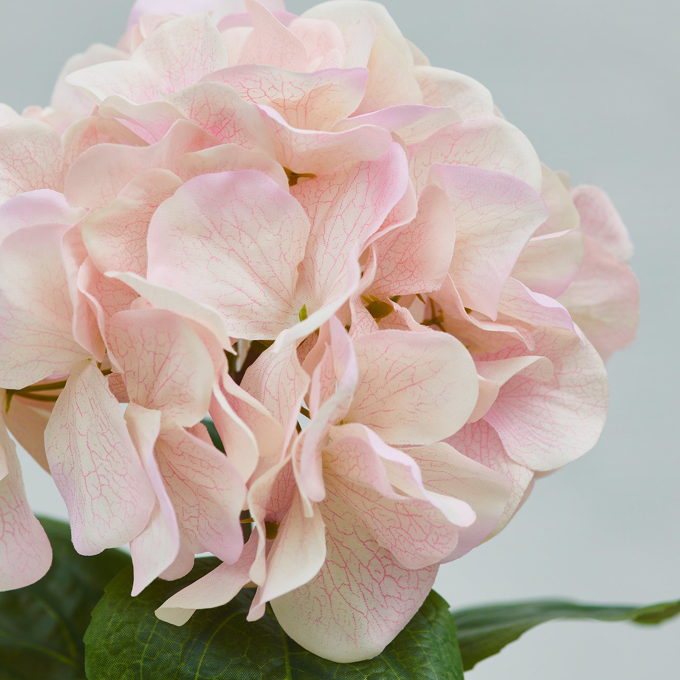 SMYCKA artificial flower, in/outdoor/hydrangea pink, 55 cm