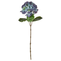 SMYCKA artificial flower, in/outdoor/hydrangea blue-lilac, 55 cm