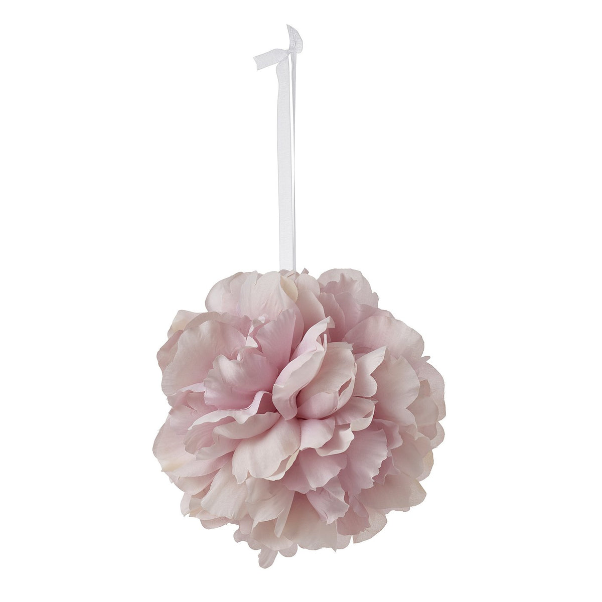 SMYCKA artificial flower, in/outdoor hanging ball/hydrangea pale pink, 15 cm
