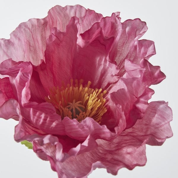 Ikea SMYCKA - Artificial flower, indoor/outdoor/pink poppy,55 cm