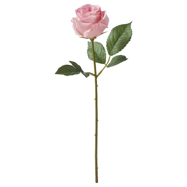 Ikea SMYCKA - Artificial flower, in/outdoor/Rose pink, 40 cm