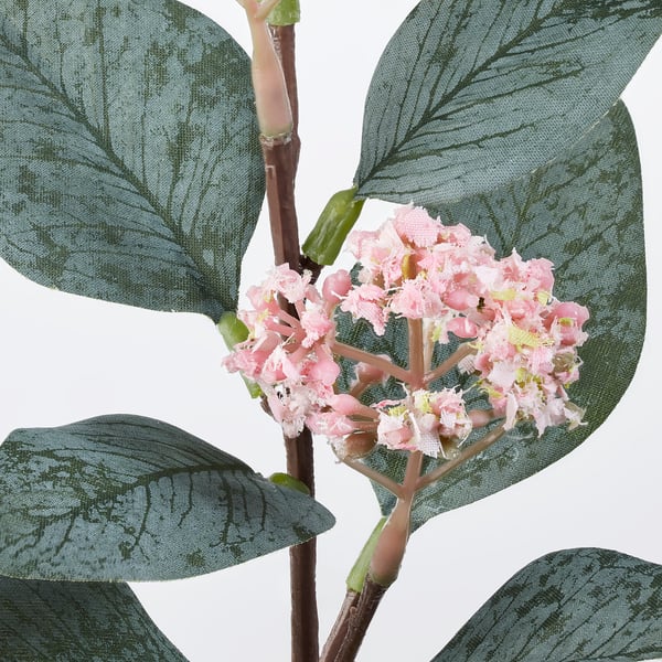 SMYCKA artificial flower, eucalyptus/pink, 30 cm