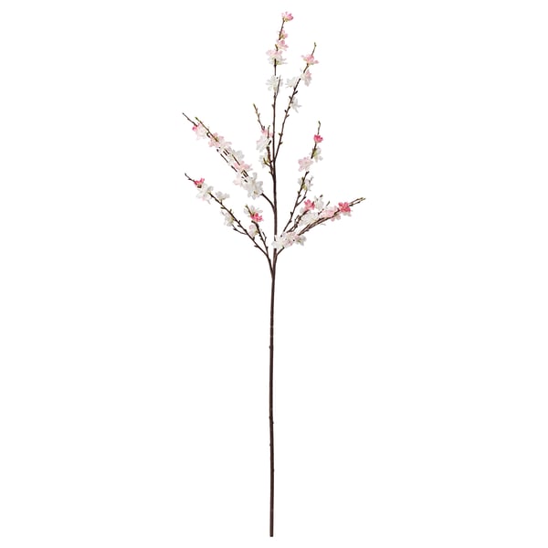 SMYCKA - SMYCKA Artificial flower, cherry-blossoms/pink, 130 cm