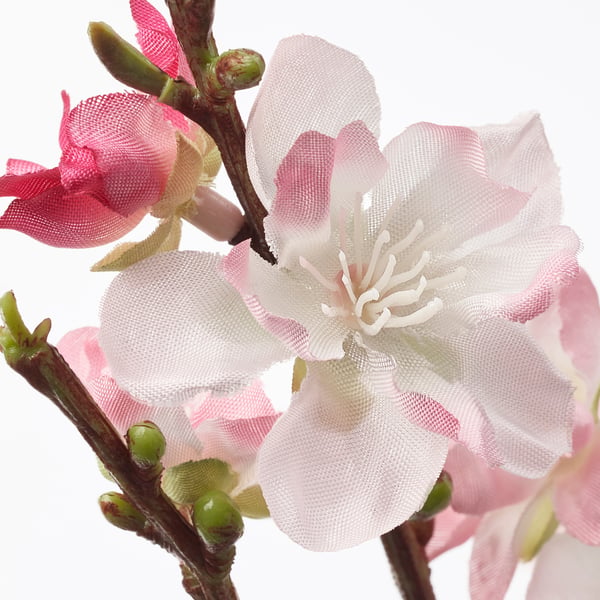 SMYCKA artificial flower, cherry-blossoms/pink, 130 cm