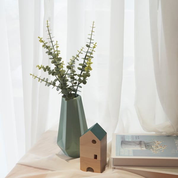 SMYCKA artificial leaf, in/outdoor/grass bouquet, 40 cm