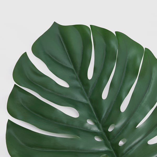 SMYCKA artificial leaf, in/outdoor/Monstera green, 80 cm