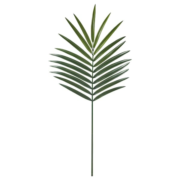 SMYCKA - Artificial leaf, in/outdoor/palm green, 100 cm