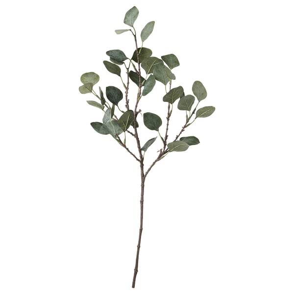 SMYCKA artificial leaf, eucalyptus/green, 65 cm