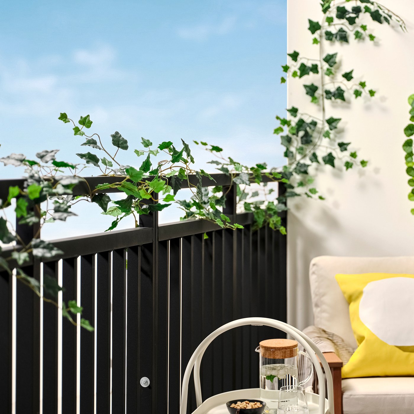SMYCKA artificial garland, in/outdoor/Ivy, 1.4 m