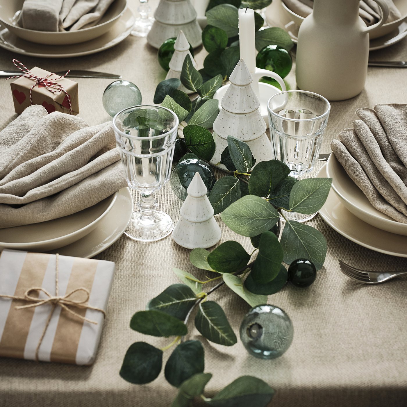SMYCKA artificial garland, in/outdoor/eucalyptus, 3 m