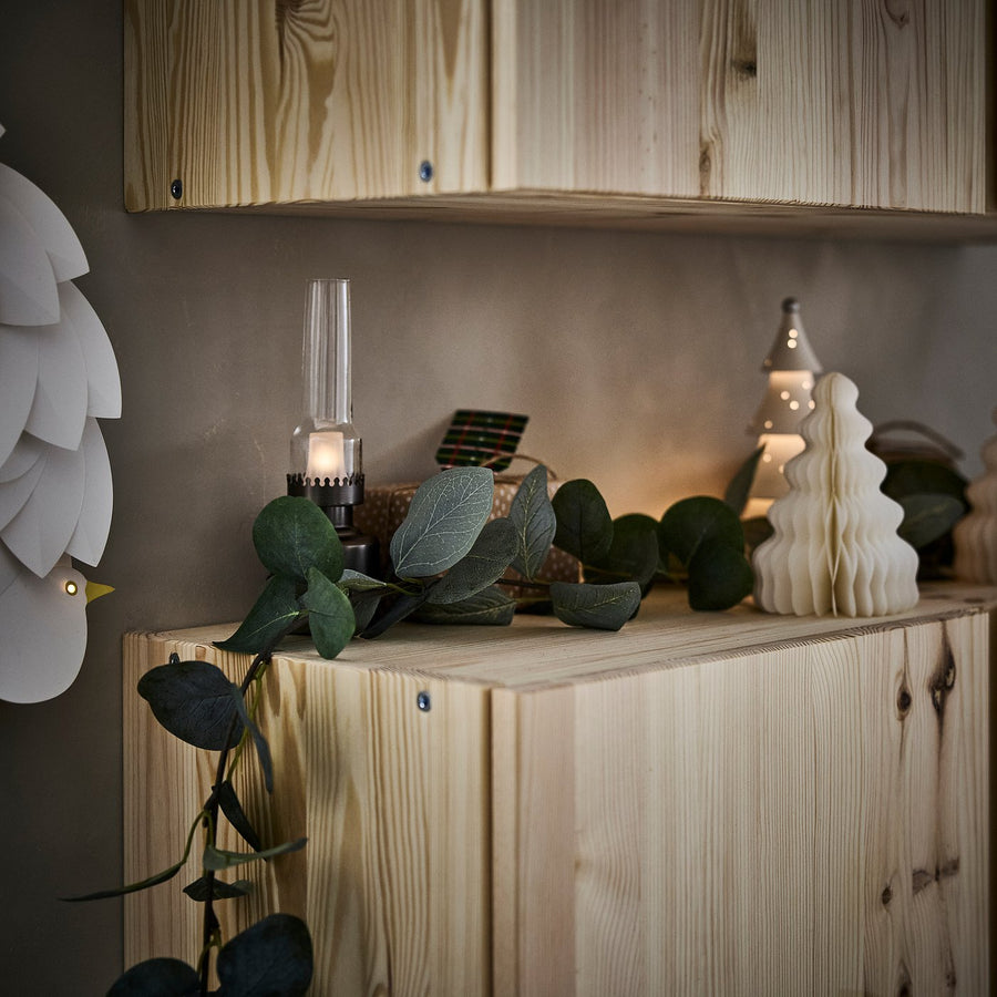 SMYCKA artificial garland, in/outdoor/eucalyptus, 3 m