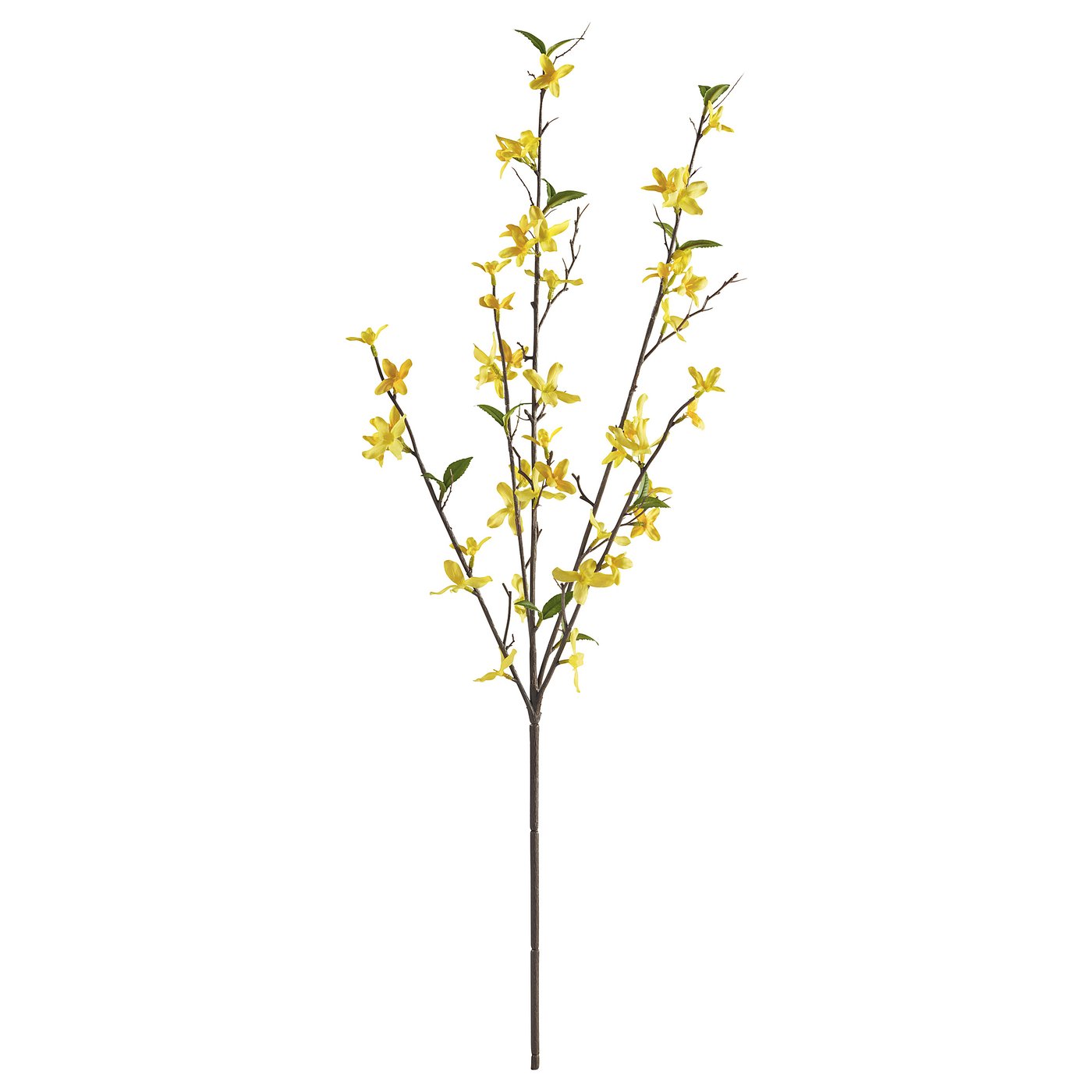 SMYCKA artificial spray, in/outdoor/forsythia yellow